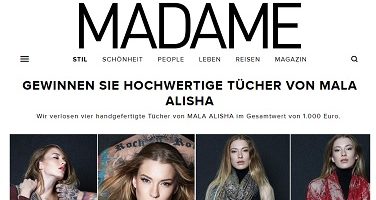 Mala Alisha Tücher Gewinnspiel