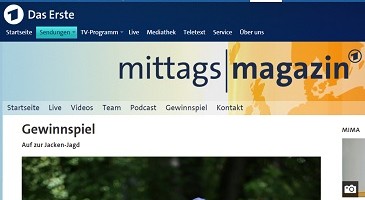 Mittagsmagazin Gewinnspiel