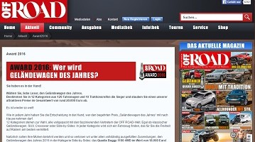 Off Road Gewinnspiel