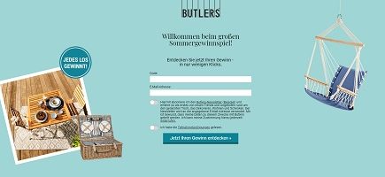 Butlers Gewinnspiel