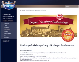 Kupfer Gewinnspiel