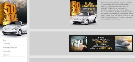 Alliance Moebelverband Auto Gewinnspiel