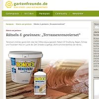 Gartenfreunde Gewinnspiel
