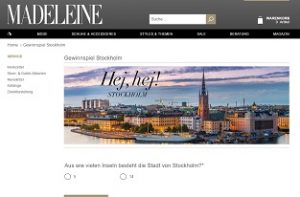 Madeleine Gewinnspiel