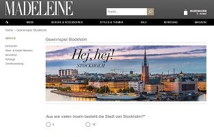 Madeleine Gewinnspiel