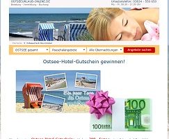 Ostseeurlaub-Online Gewinnspiel