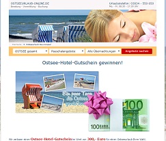 Ostseeurlaub-Online Gewinnspiel