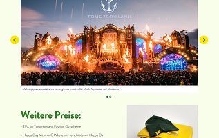Tomorrowland Winter Gewinnspiel, Rauch Gewinnspiel