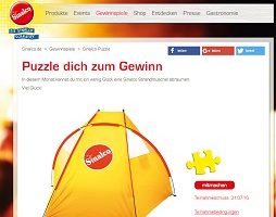 Sinalco Gewinnspiel