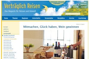 Verträglich Reisen Gewinnspiel
