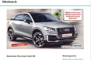 Audi Q2 Gewinnspiel