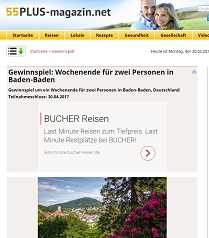 55PLUS Gewinnspiel