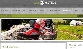 Alm Hotels Gewinnspiel