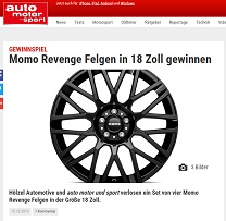 Auto Motor und Sport Gewinnspiel