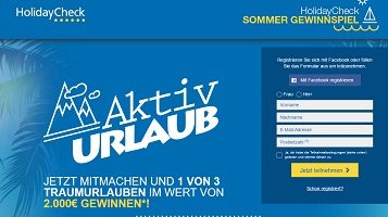 Holidaycheck Gewinnspiel