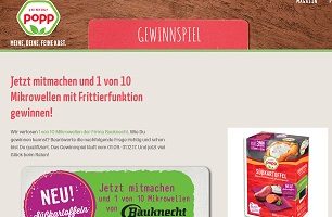 Bauknecht Mikrowelle Gewinnspiel
