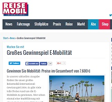 Reisemobil Gewinnspiel