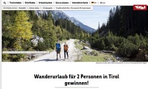 Tirol.at Gewinnspiel