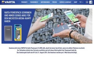 Varta Gewinnspiel
