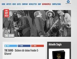 Warner Music Gewinnspiel