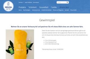 Weleda Gewinnspiel