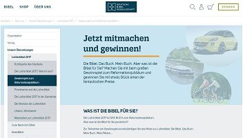 Deutsche Bibel Gesellschaft Gewinnspiel