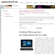 Elektrotreff Gewinnspiel