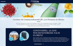 S. Pellegrino Gewinnspiel