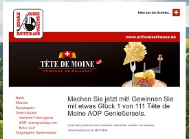 Switzerland Cheese Gewinnspiel