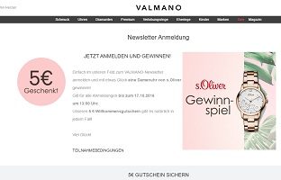 Valmano gewinnspiel