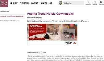 Wein und Co Gewinnspiel