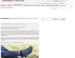 Wohnen und Garten Gewinnspiel