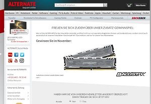 Alternate Gewinnspiel