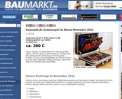Baumarkt.de Gewinnspiel