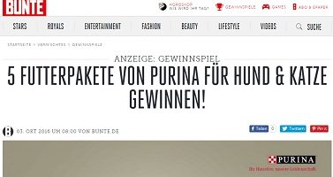 Bunte Gewinnspiel