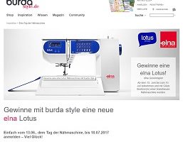 Burdastyle Gewinnspiel
