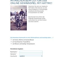 Cotton USA Gewinnspiel