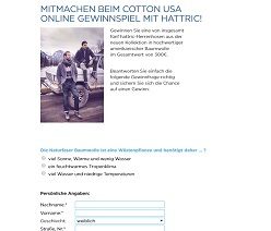 Cotton USA Gewinnspiel