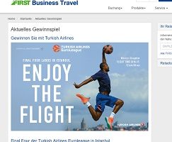 First Buisness Travel Gewinnspiel