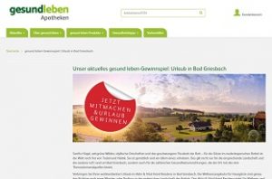 Gesundleben Apotheken Gewinnspiel