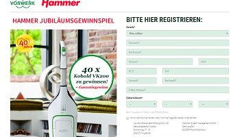 Hammer Gewinnspiel