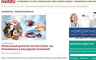 Hörzu Gewinnspiel