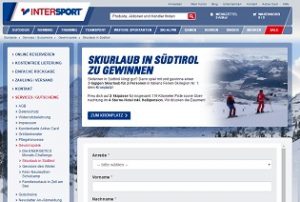 Intersport Gewinnspiel