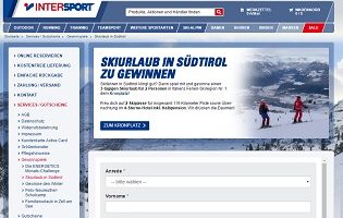 Intersport Gewinnspiel