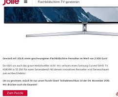 Jolie Gewinnspiel