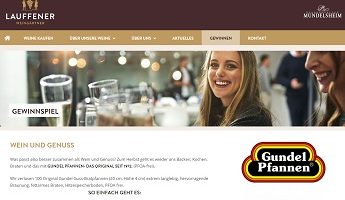 Gundel Pfannen Gewinnspiel, Lauffener Gewinnspiel