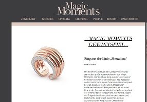 Magic Moments Gewinnspiel