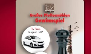 Peugeot Gewinnspiel