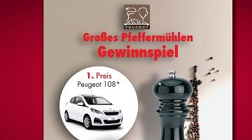 Peugeot Gewinnspiel
