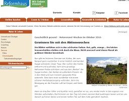 Reformhaus Gewinnspiel